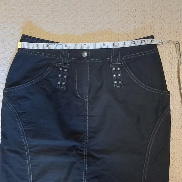 Mexx Black Pencil Skirt Sz 4 - EUC - Picture 4 of 8